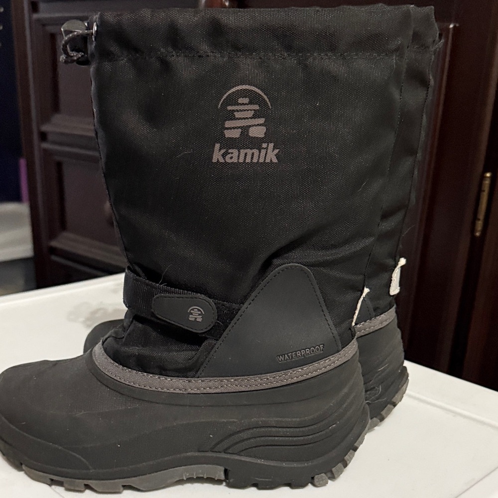 Kamik Black Kids Boots